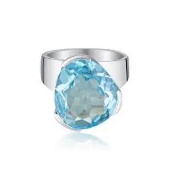  Silver Gemstone Rings